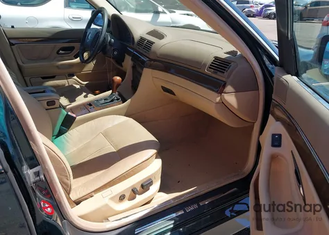 1999 BMW 740Ia из США, поврежденный, VIN WBAGG8335XDN73992